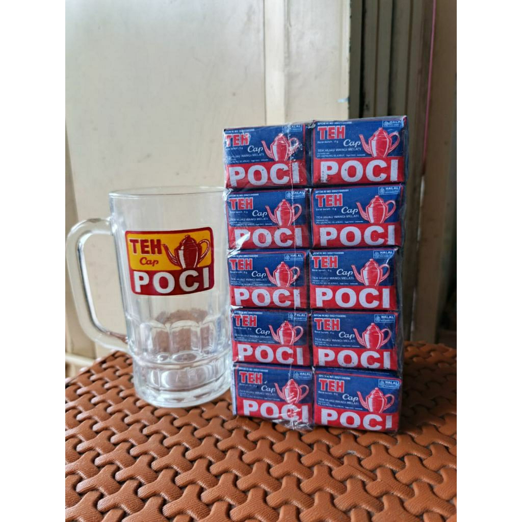 

1 Slop Teh Poci Biru isi 50pcs gratis gelas cantik Asli Slawi Tegal