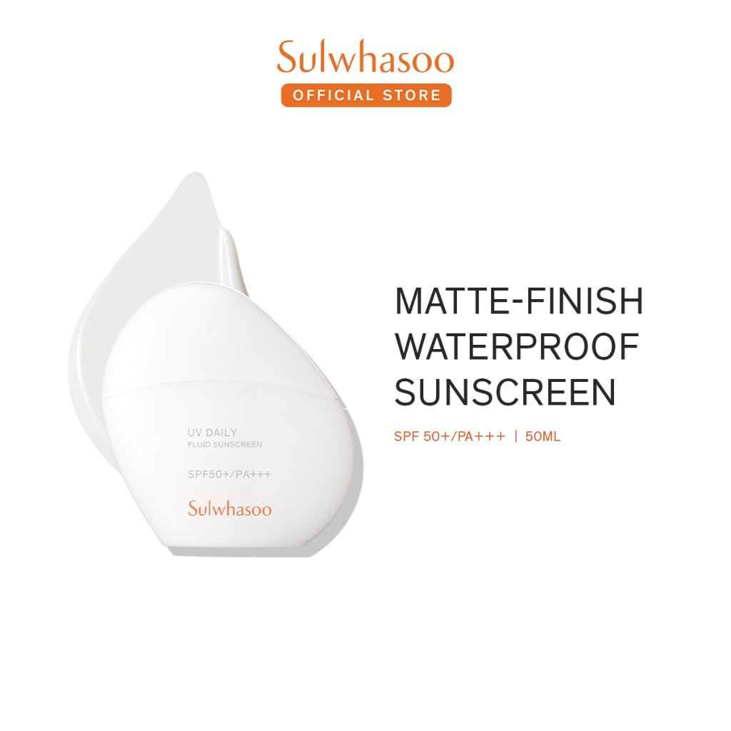 Sulwhasoo UV Daily Fluid Sunscreen 50ML - Sunscreen Ringan, Anti-Aging Skincare, Sunscreen Olahraga