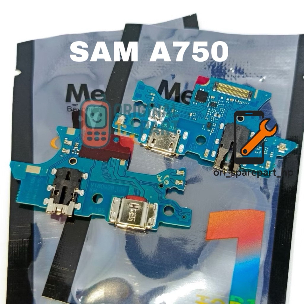 PAPAN CAS / KONEKTOR CHARGER SAMSUNG A7 2018 / A750  ORI 1:1 FULL IC