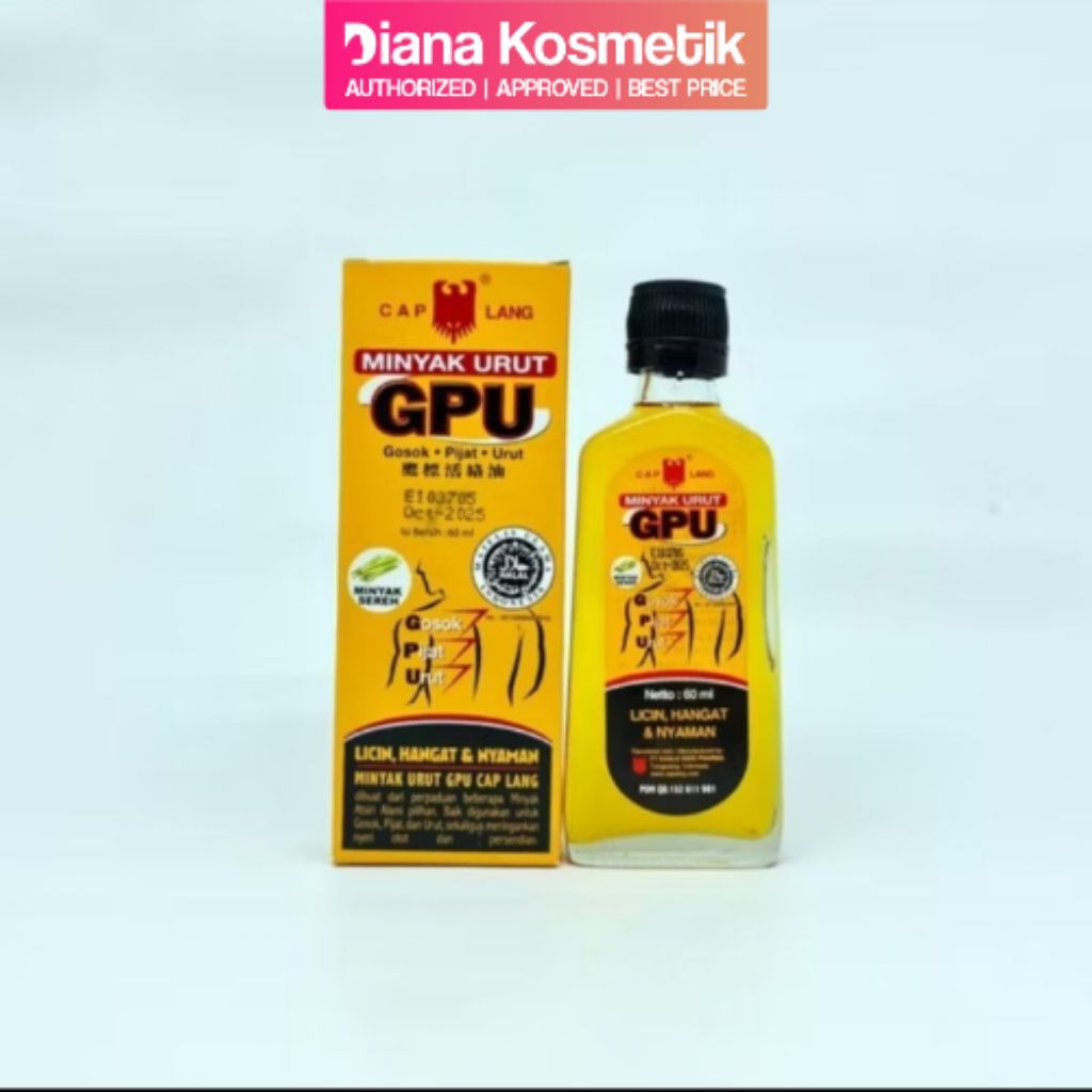 GPU Minyak urut 30ml || GELIGA Balsem otot