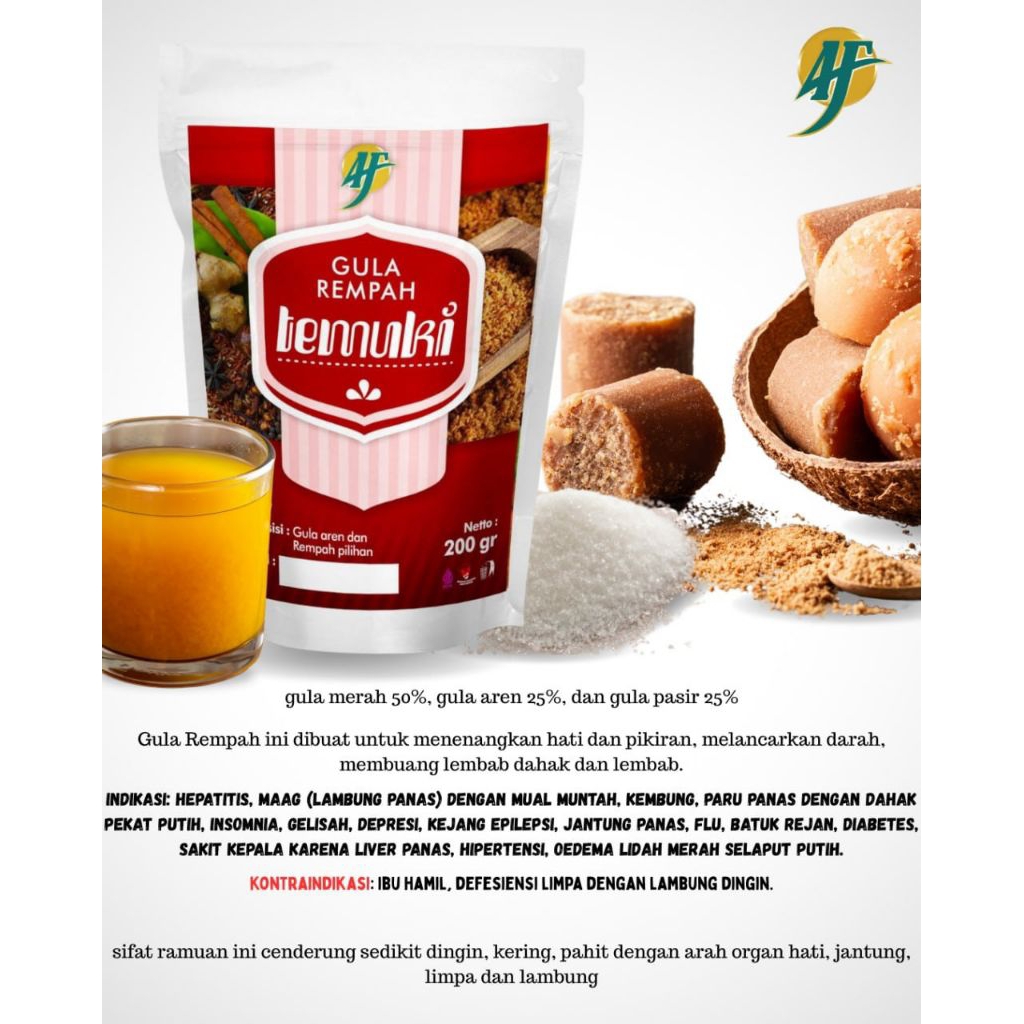 

Gula Rempah Temuki – Menenangkan Hati, Lancarkan Darah