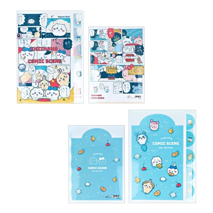 

Index File A4 5P Chiikawa Comic Scene Cider Fruit File Holder Map Dokumen Paper Limited Edition