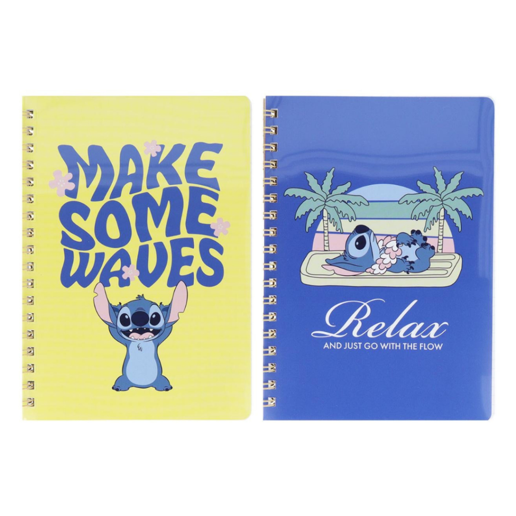 

Notebook B6 Disney Stitch Summer Waves 60 Sheets Ruled Notepad Buku Tulis Limited Edition