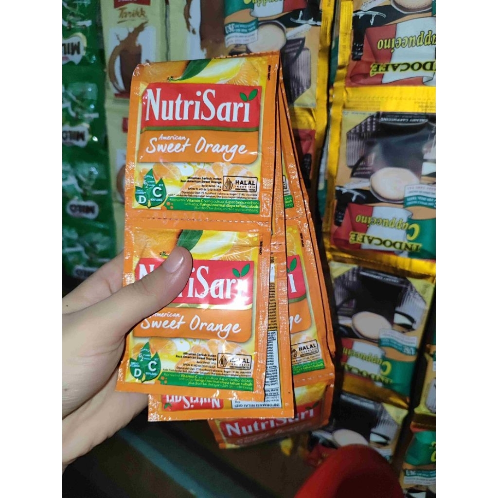 

Nutrisari American sweet orange 14g x 10bks