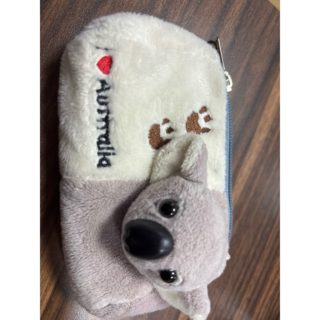 Limited Edition Koala Pouch Headset Cover Dompet Gantungan Kunci Made In Australia Original White Gr