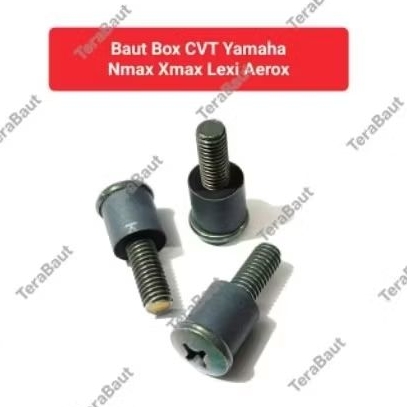 (10pcs) Baut Box CVT semua tipe Yamaha Nmax Xmax Lexi Aerox (VARIASI)