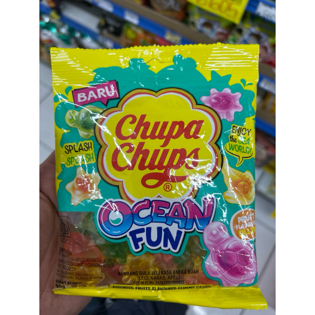 

Chupa Chups Ocean fun gummy 90gram
