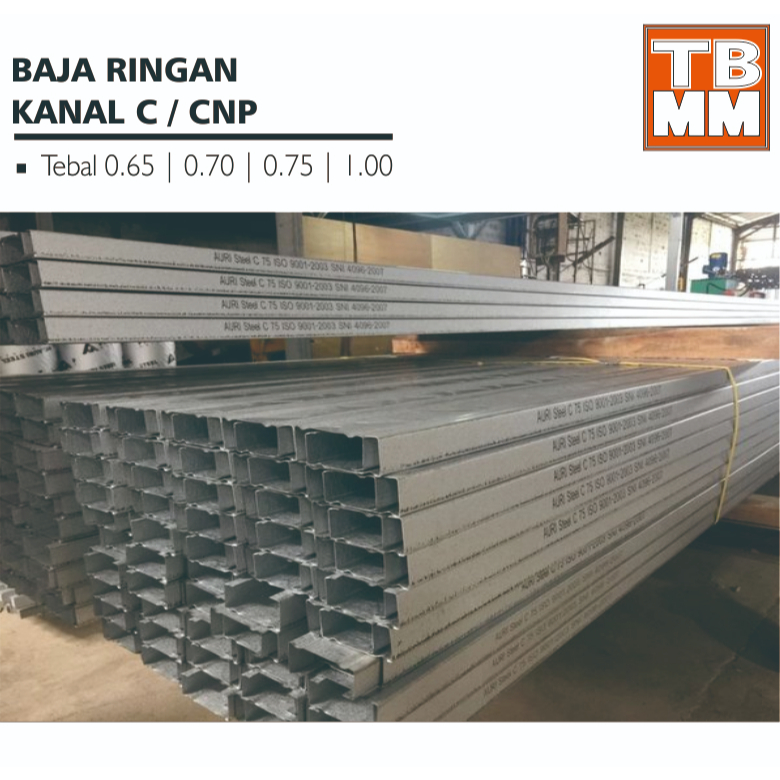 BAJA RINGAN / CANAL C 75 PANJANG 6 M
