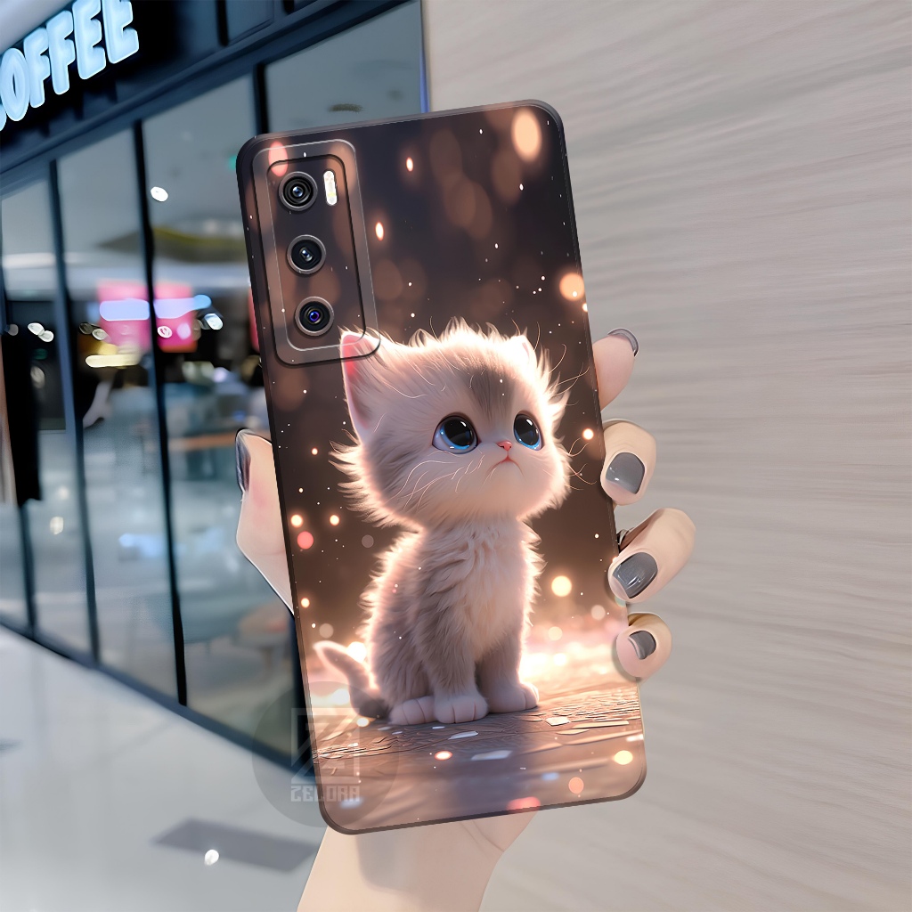Case VIVO V20SE Fashion Case Kucing ZELORA Softcase Hp VIVO V20 SE Silikon Pro Camera VIVO V20SE Kes