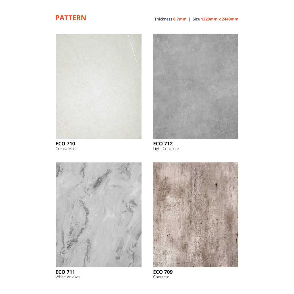 ECO HPL Pattern Series - By HPL TACO