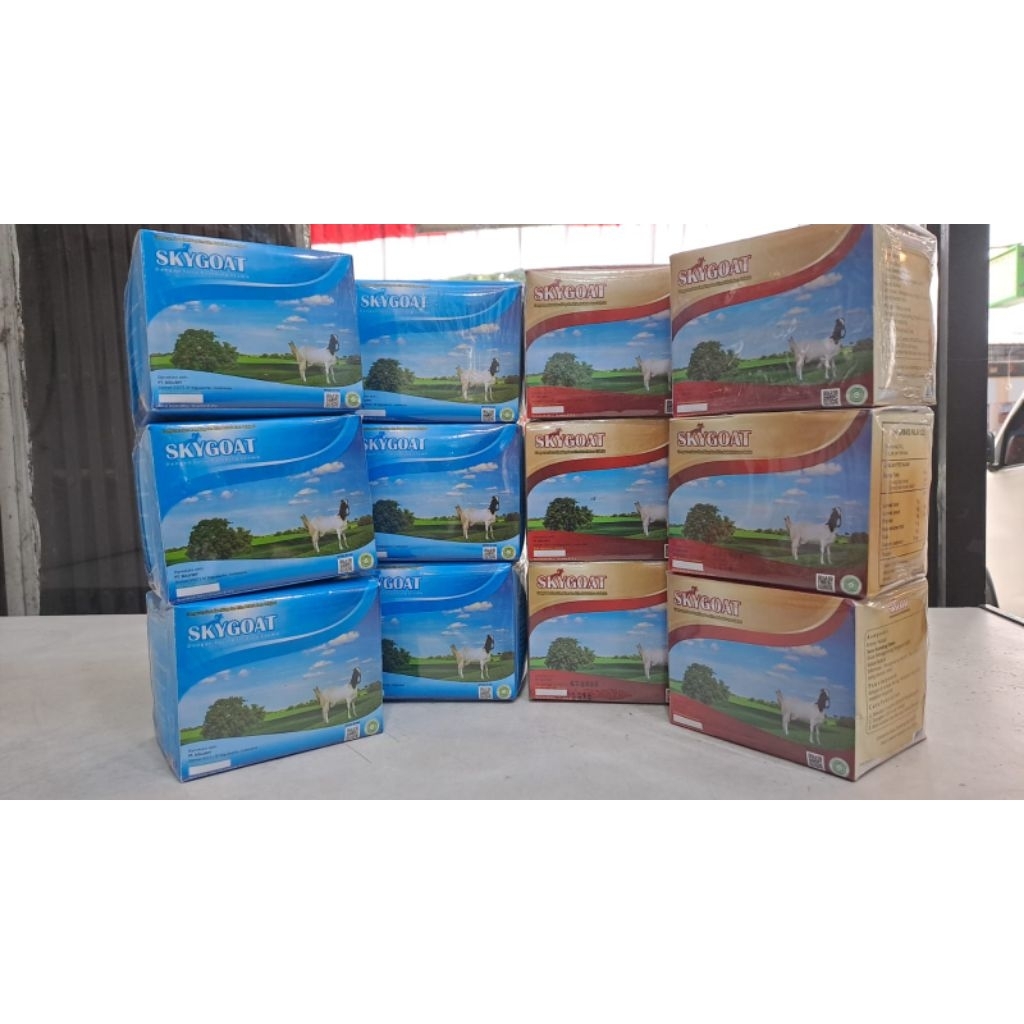 

susu kambing sky goat 6 kotak, boleh campur