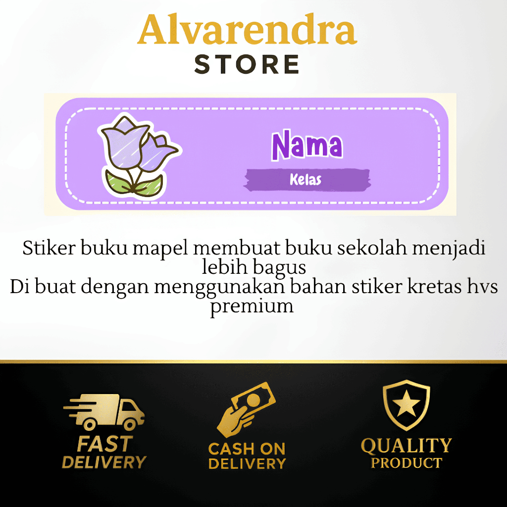 

Stiker Buku Custom Untuk MempercantikTampilan Buku Anak Sekolah