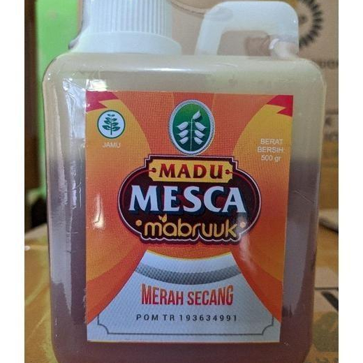 madu mabruuk mesca 500gr merah secang