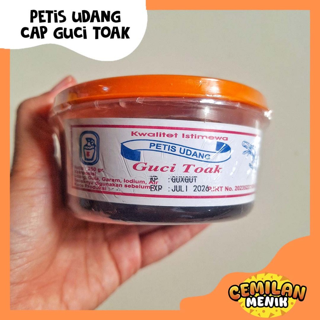 

Petis Udang Cap Guci Toak Produksi Tuban Jatim 250 gram