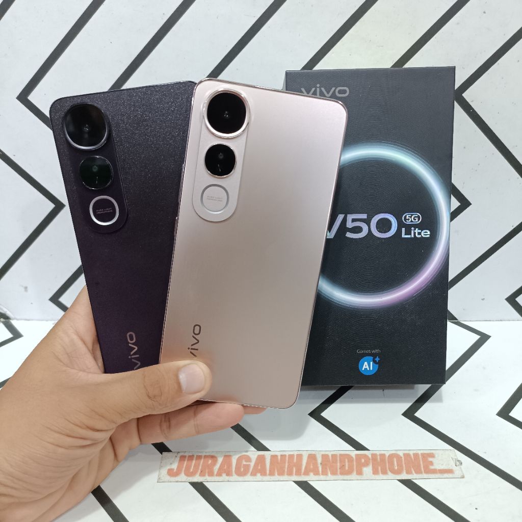 VIVO V50 LITE 5G 12/512GB 8/256GB HP BEKAS SECOND FULLSET