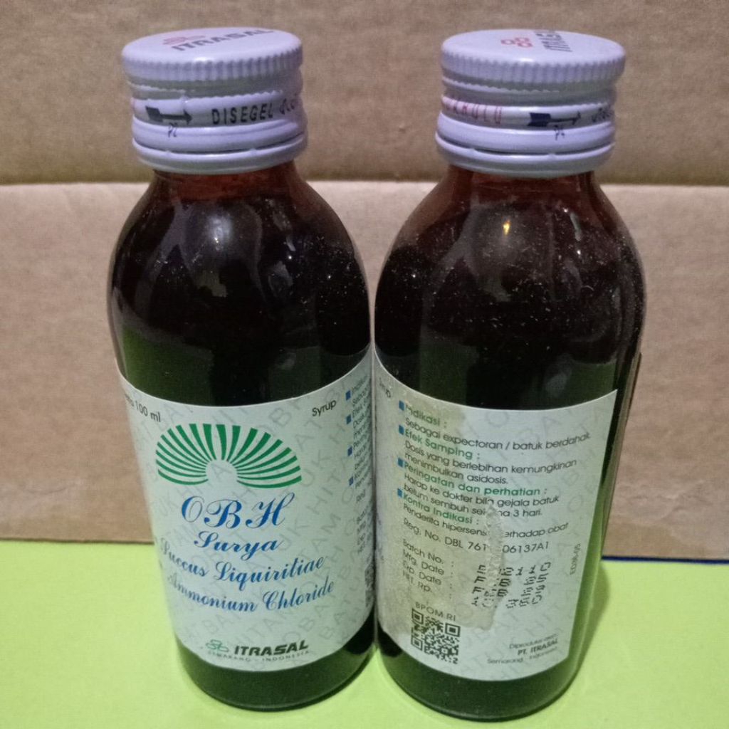 

OBH itrasal Syrup kemasan rusak