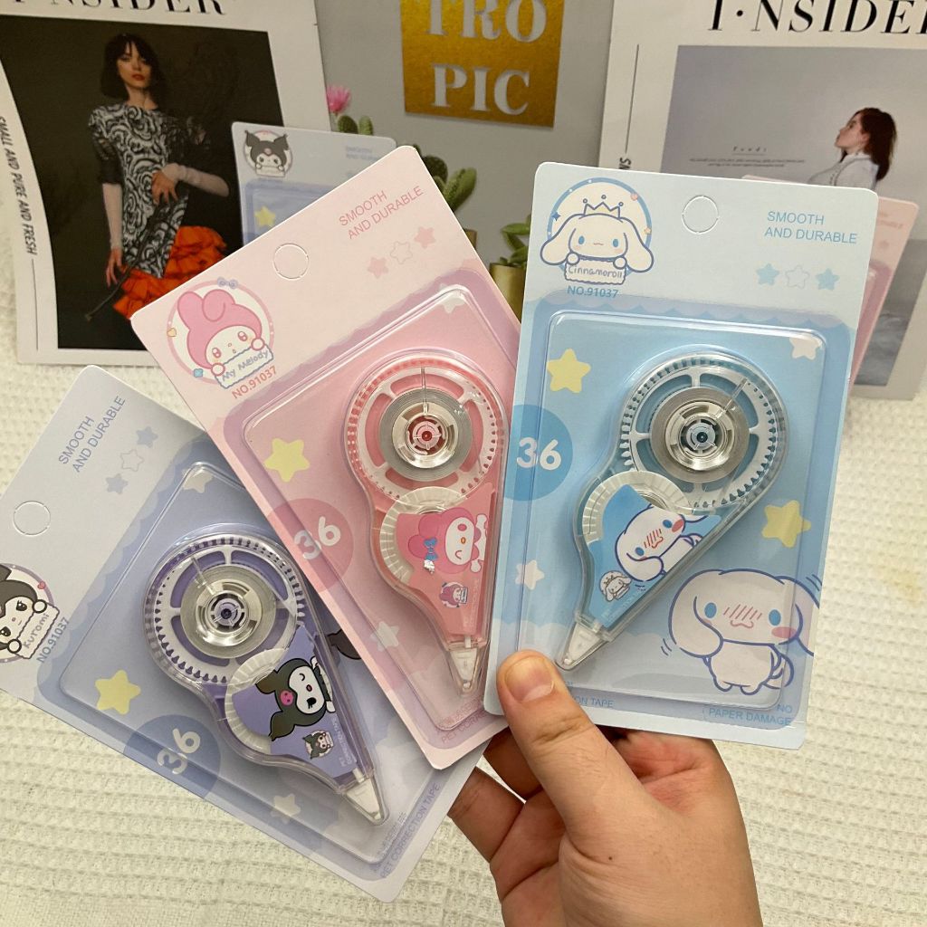 

Stipo Kertas Sanrio Correction Tape Sanrio