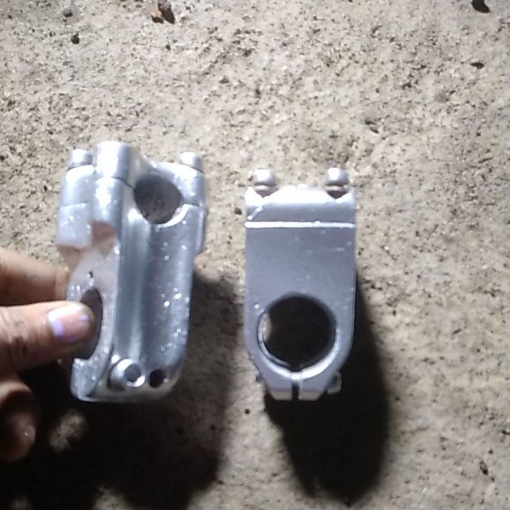 STEM SEPEDA BMX 20 IN ..BEKAS BAHAN ALMUNIUM