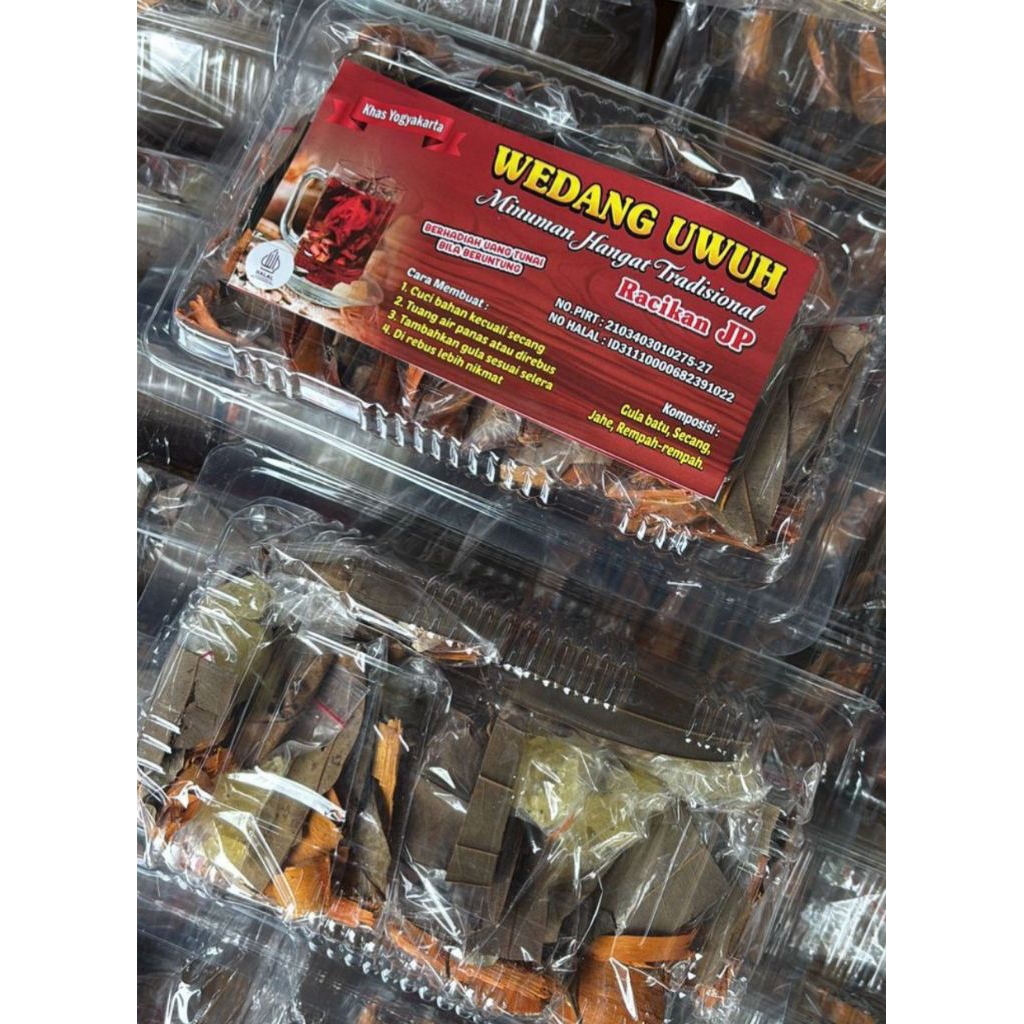 

1 Pack Wedang Uwuh Empon Empon Komplit Besar Isi Banyak Khas Imogiri Yogyakarta Gula Batu Jahe Secang Sereh Cengkeh Jahe dll