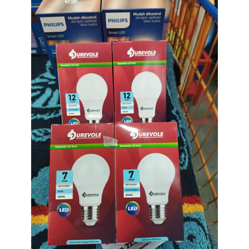 LAMPU DUREVOLE RUMAH LED TERANG BUY 1 GET 1 GARANSI 1 TAHUN