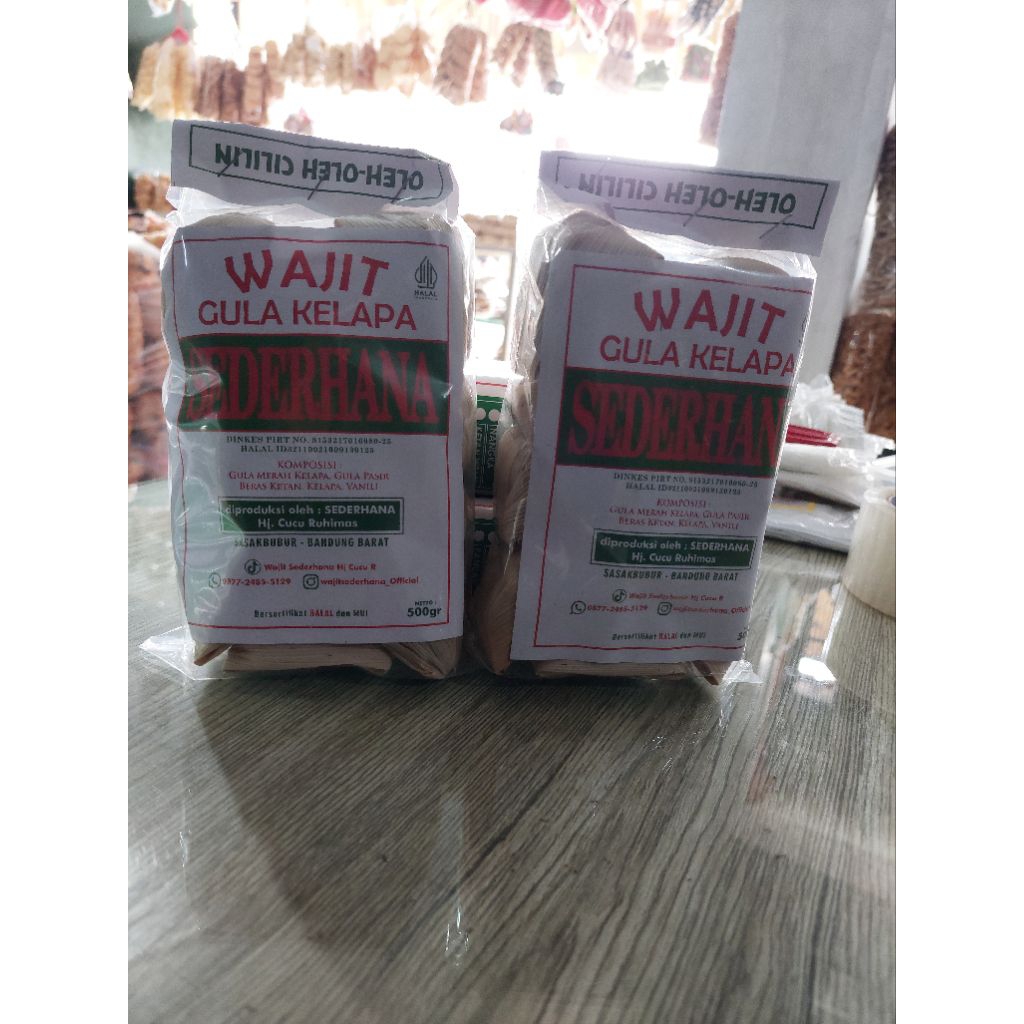 

Wajit Gula Kelapa Wajit Sederhana 500gram