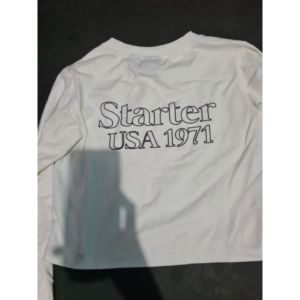 kaos crop starter second,kaos crop starter preloved