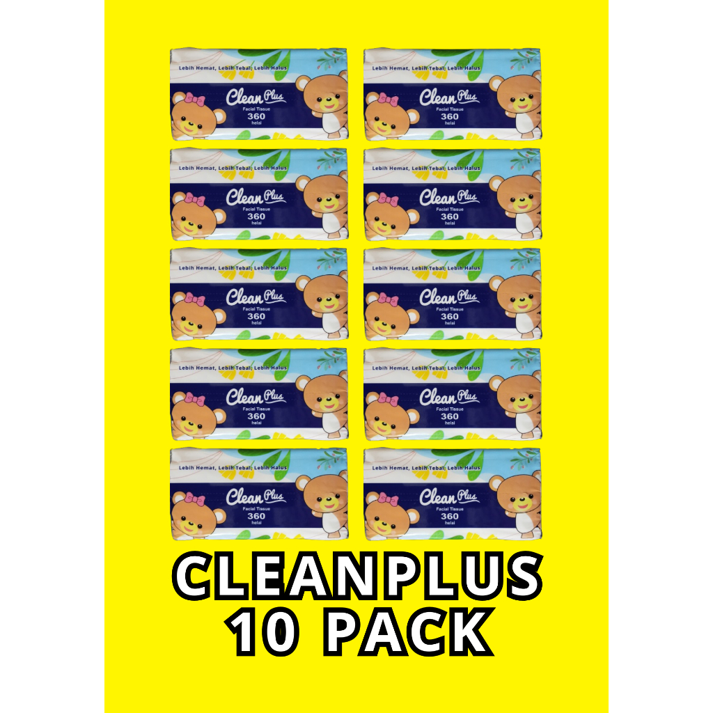Tisu Cleanplus 360 Paket 10 Pcs