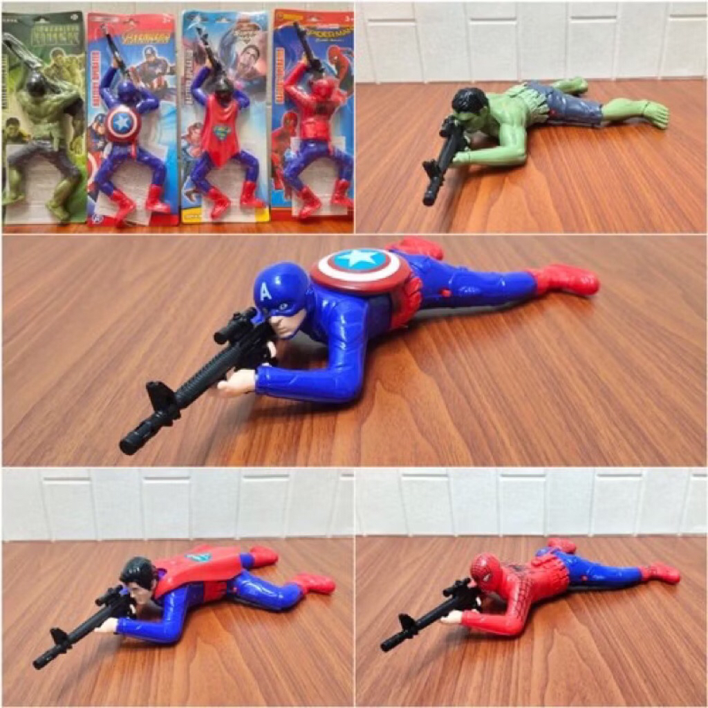 (COD) MAINAN TERBARU TENTARA MERAYAP/ MAINAN HERO MERAYAP/ MAINAN TEMBAKAN HERO MERAYAP