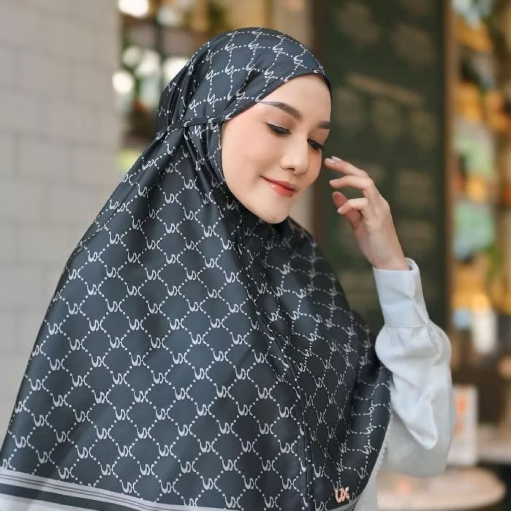 bergo vanilla hijab preloved