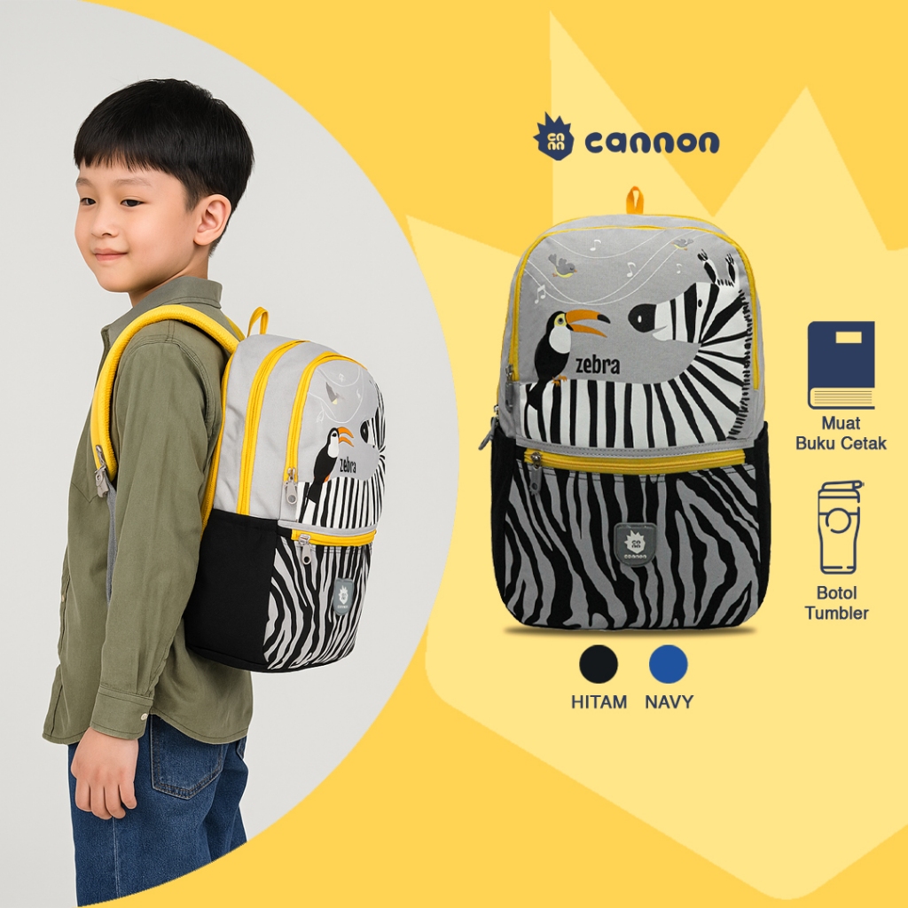 Cannon - Tas Ransel Anak - Zebra Backpack 72108