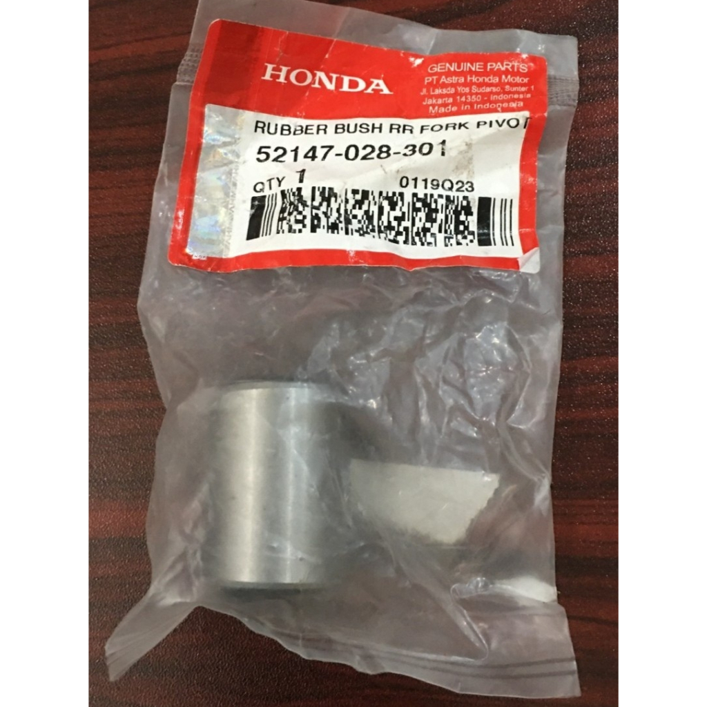 RUBBER BUSH RR FORK PIVOT / BOSH SWINGARM / BOSH FORK SWING ARM MOTOR AHM HGP HONDA 52147-028-301 KH
