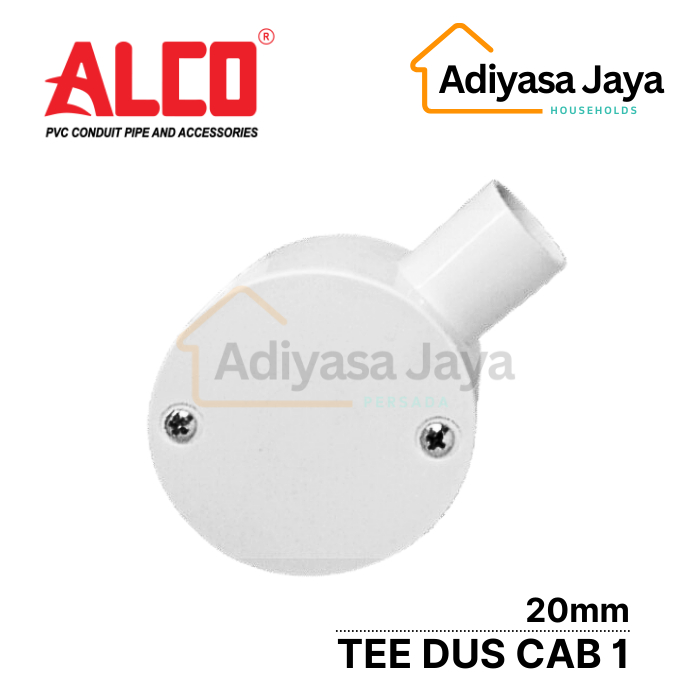 Tee Dus Conduit Cabang 1 20mm (Alco) / Tdus / T Dus