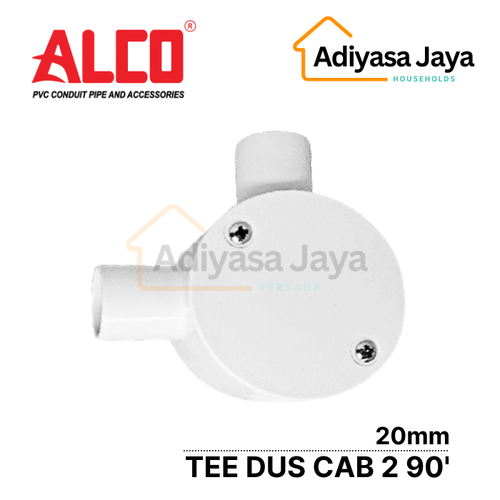 Tee Dus Conduit Cabang 2 90' 20mm (Alco) / Tdus / T Dus