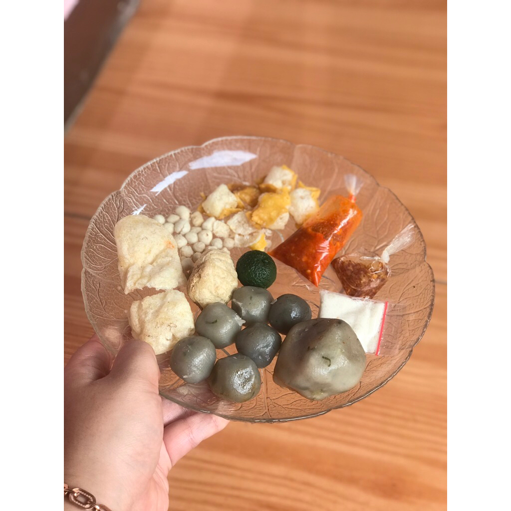 

Bakso aci isi ayam mercon dan tetelan