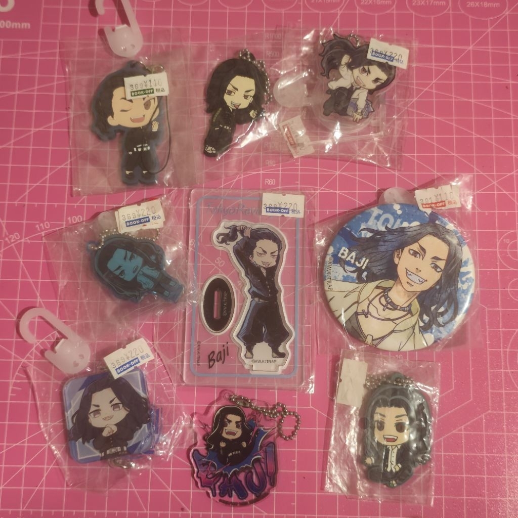 keisuke baji Tokyo revengers tokrev keychain gantungan kunci akrilik acrylic standee rubber strap ba