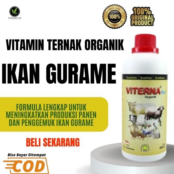 Vitamin Ikan Gurame, Cepat Besar, Sabah, Padang, Soang, Jumbo, 5 Jari, Perangsang Nafsu Makan Gurame