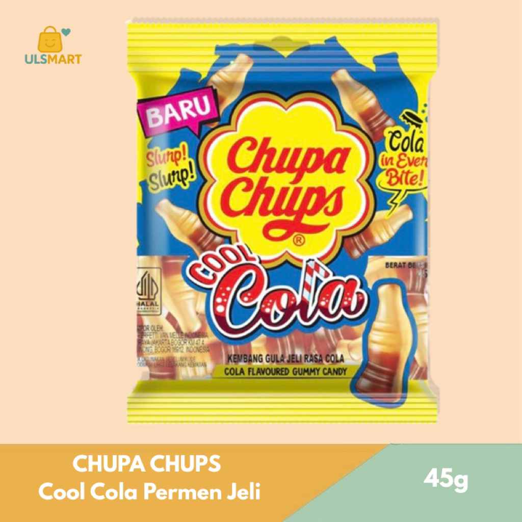 

CHUPA CHUPS Cool Cola Permen Jeli 45 g