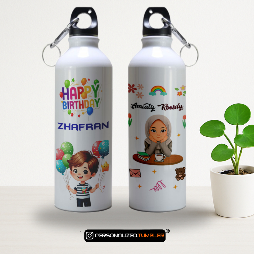 Tumbler Custom 750ml + Free Nama/Logo | Sport