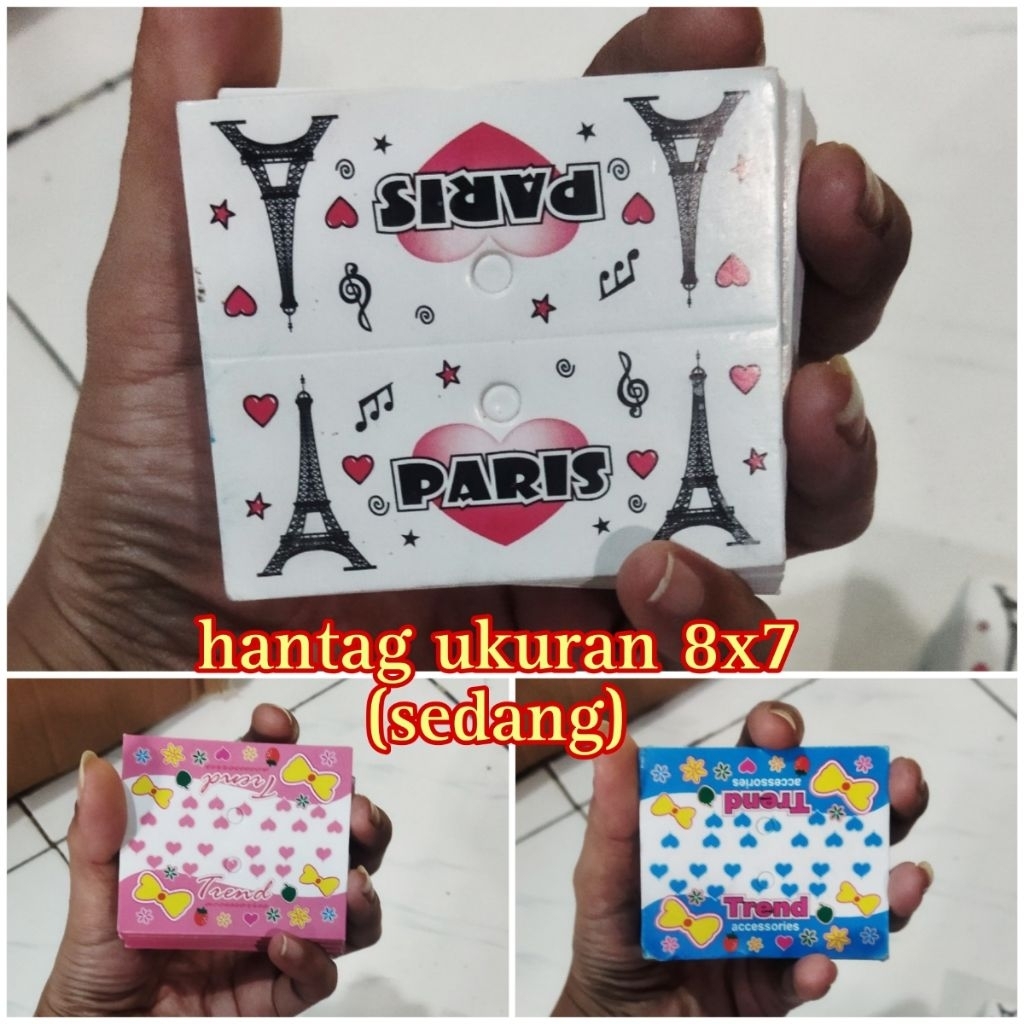 

hang tag ukuran sedang / label aksesoris ukuran sedang