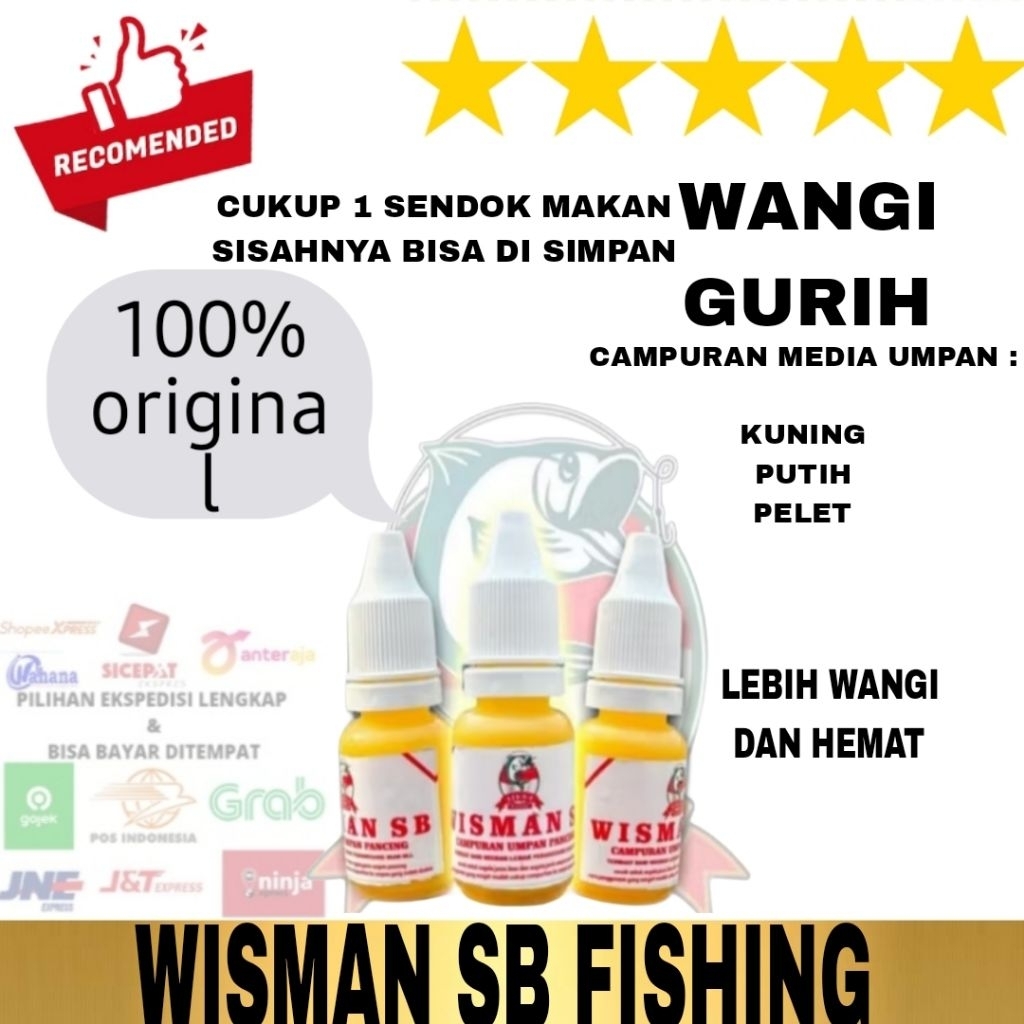 Umpan Tambahan Wisman Prangsang Wisman Sobirin 10ml Wisman Sb Fishing
