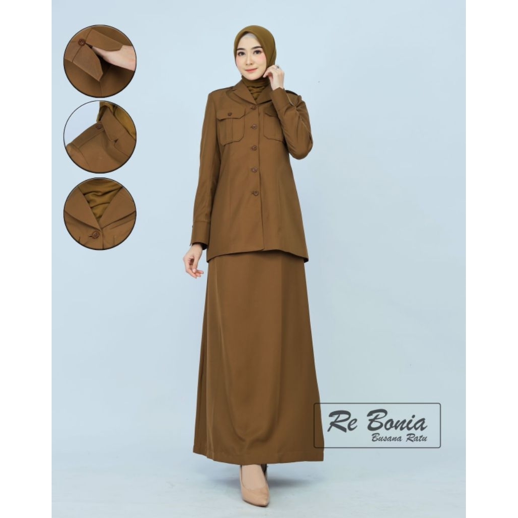 BLAZER RE BONIA/ SERAGAM PNS/SERAGAM GURU/KHEKI TUA/PEMDA ACEH / ROK A/CELANA