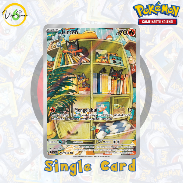 Litten (AR) - 147/142 - Paradoks Andalan (sv5s) - Kartu Pokemon Indonesia