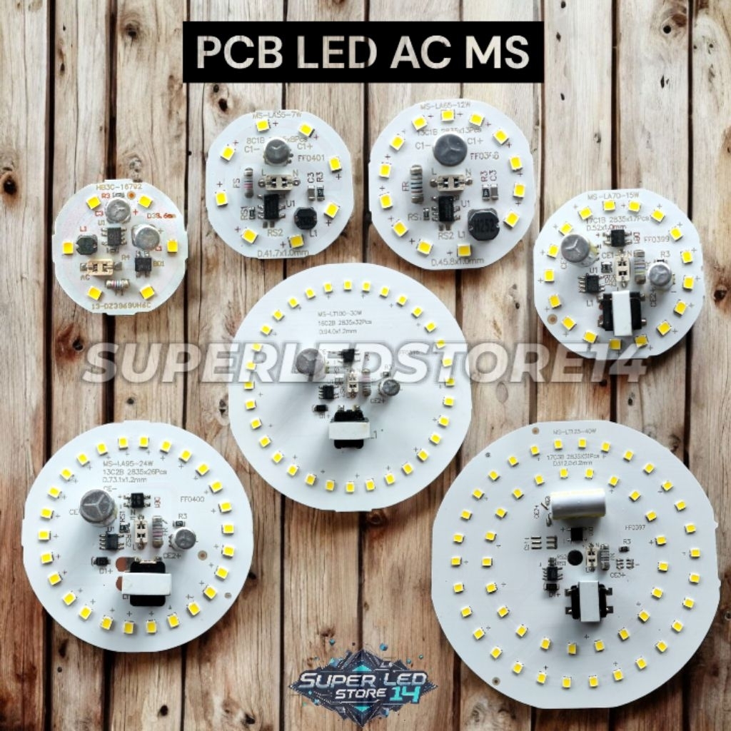PCB LAMPU LED AC MS 7W 12W 15W 24W 30W 40W