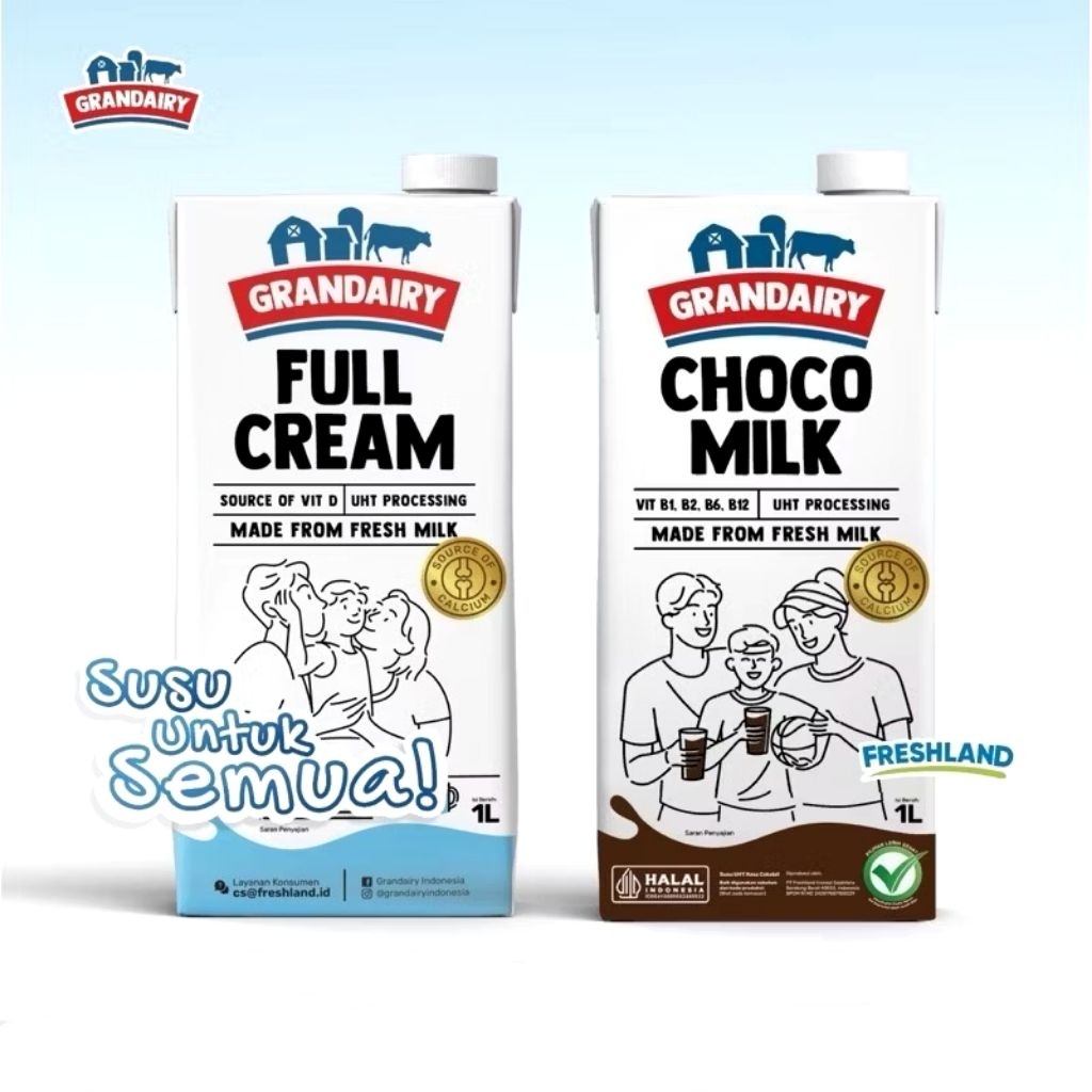 

oopsshop | Grandairy Full Cream, Choco Milk 1 Liter