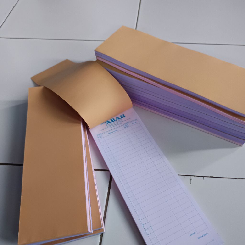 

cetak nota 2 ply 1 rim 1 warna