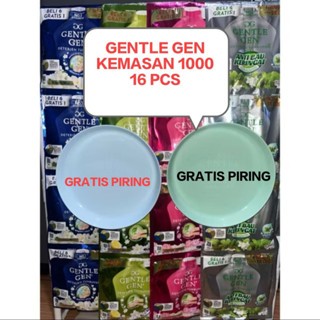 PAKET5 16 Gentle Gen Deterjen Cair Renceng 80ml 1 Sachet Grosir Kemasan 1000 GRATIS PIRING