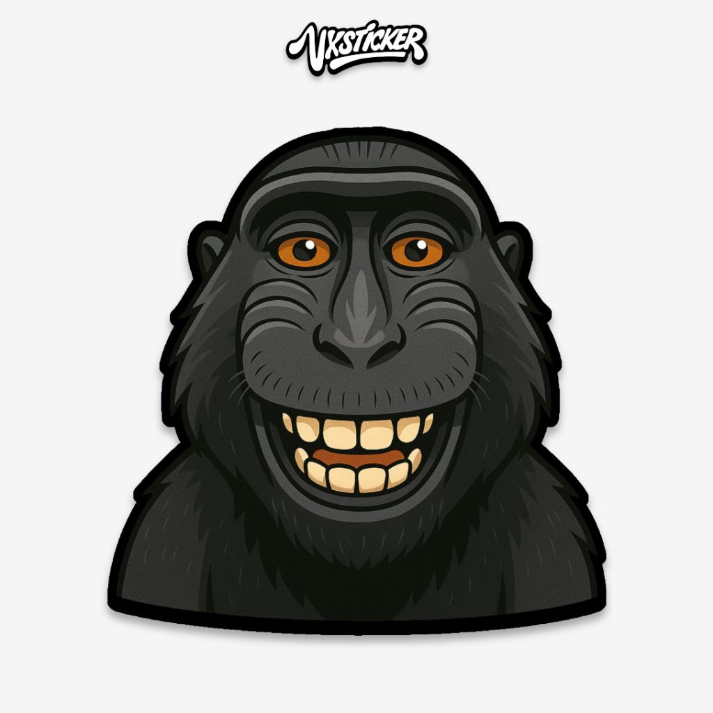 

Stiker/Sticker Monyet Lucu #71 VXSTICKER