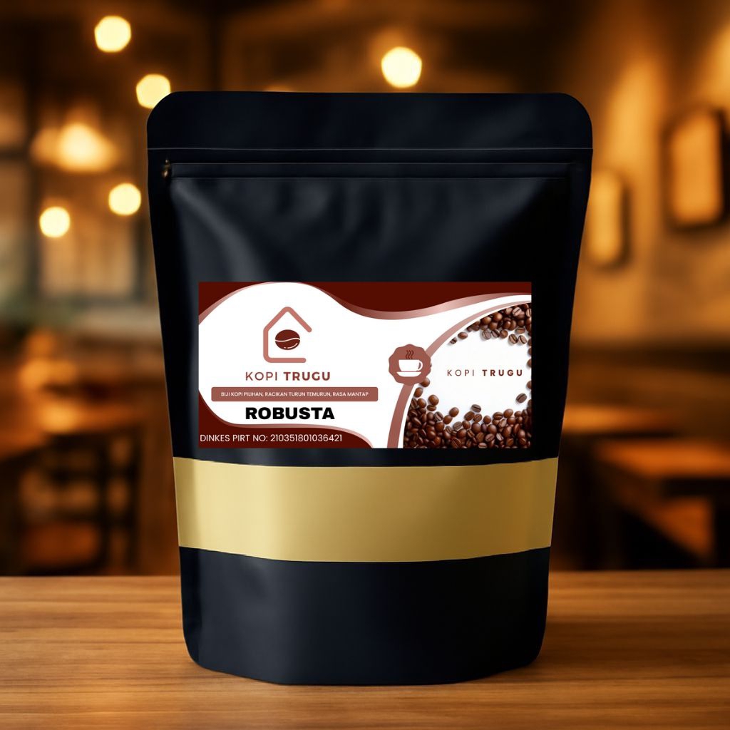 

ROBUSTA BUBUK KOPI TRUGU ISI 1 KG AROMA KUAT RASA MANTAP