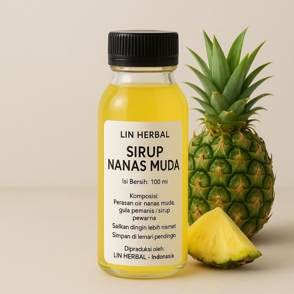 

Sirup Buah Nanas Muda-Nanas Hutan Liar Kemasan 100 Ml