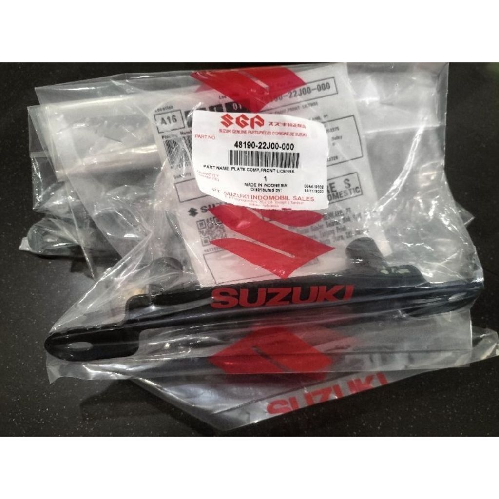 BRAKET DUDUKAN PLAT NOMOR DEPAN SPIN 125 SMASH LAMA SHOGUN 125 R SP LAMA SMASH SHOOTER ORIGINAL SGP